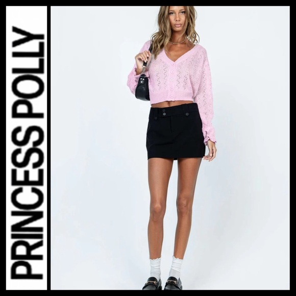 NWOT Princess Polly Lyric Cropped Cardigan - Picture 2 of 11